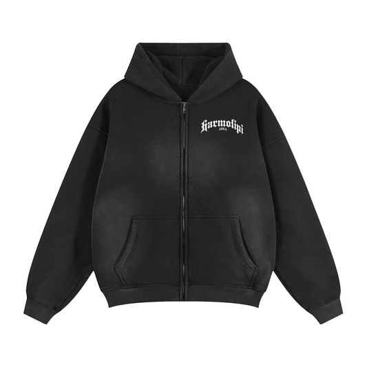 Harmolipi Perseus Boxy Zip-Up Hoodie